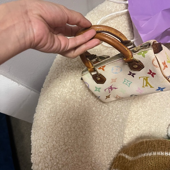 Authentic Louis Vuitton mini speedy multicolor - Picture 3 of 5